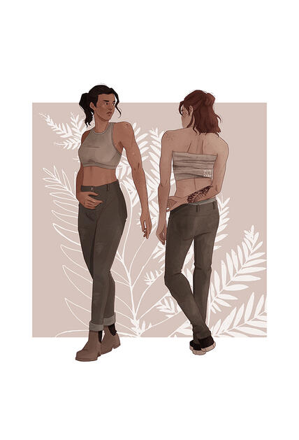 Dina and Ellie from Naughty Dog&#39;s &quot;The Last of Us&quot;, 2022