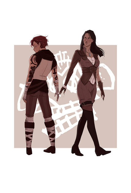 Vi and Caitlyn from Netflix's "Arcane", 2022